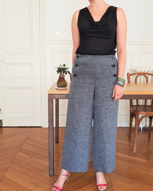 Patron de pantalon à pont Pantalon Atomic