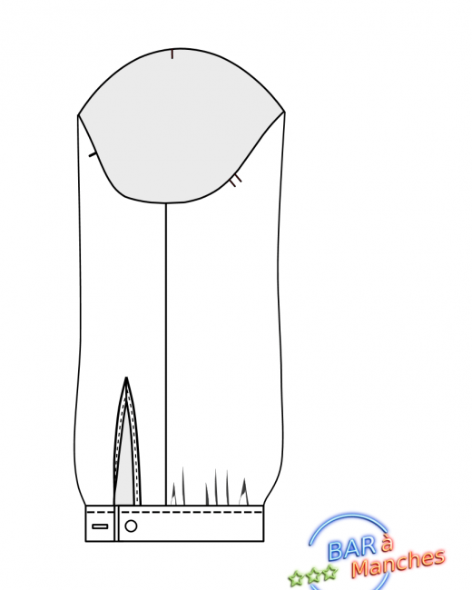 La manche 3/4 à fronces (version pdf)