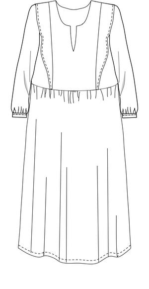 Sketch de la robe In the sun originale