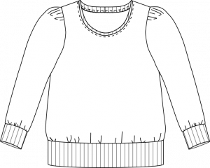 Tee-shirt Billie à manches longues finitions bord-côtes