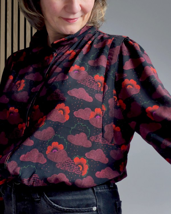 Blouse Karma en viscose Lise Tailor. Zoom