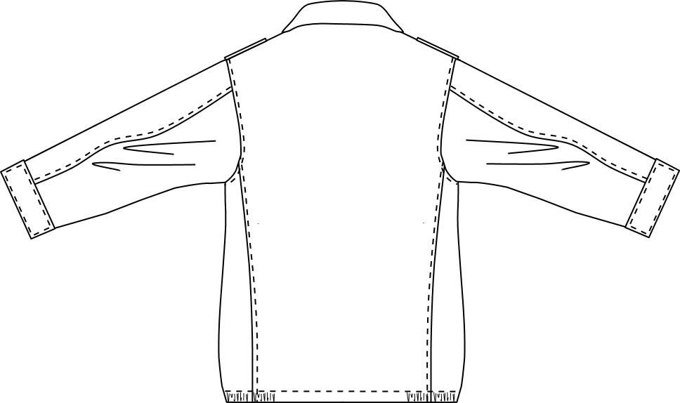 Veste Jane, sketch dos