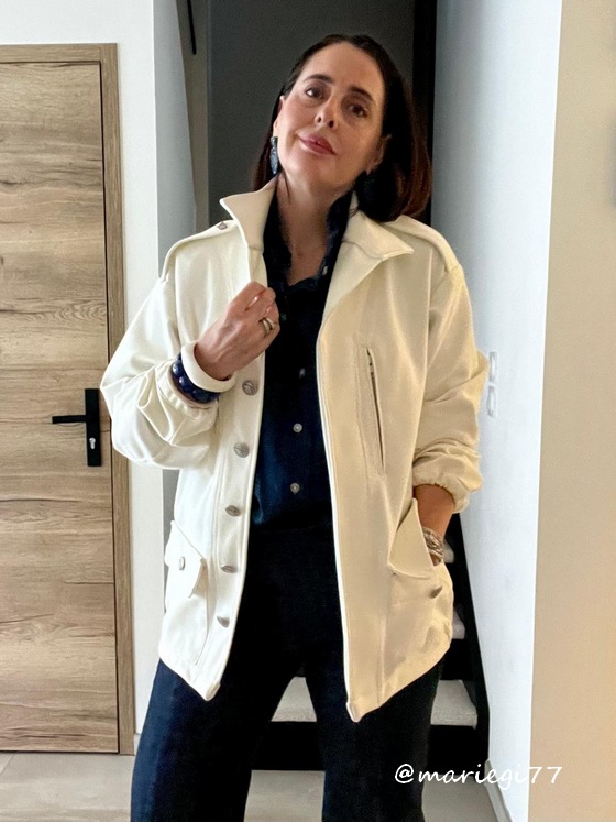 Veste Jane en maille Milano @mariegi77
