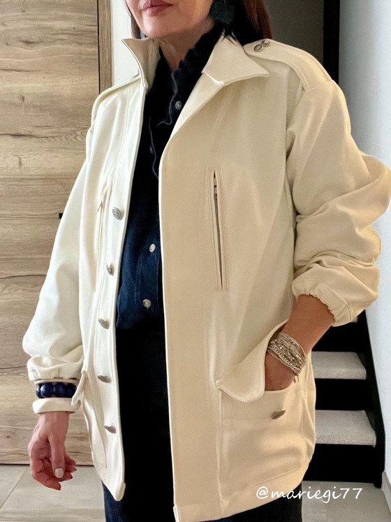 Veste Jane en maille Milano @mariegi77